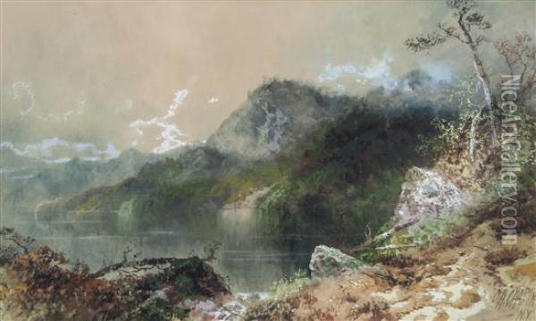 Hudson Vista Oil Painting - Charles H. Chapin