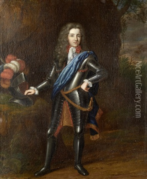 Portrait Of Baron Willem Von Liere Oil Painting - Johannes Carre
