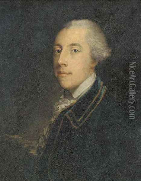 Portrait of Sir Thomas Sebright, 5th Bt. (1723-1763) Oil Painting - John Astley