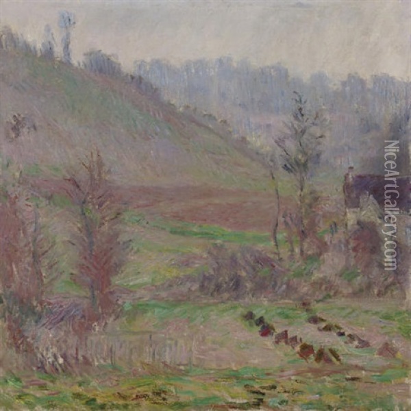 Val De Falaise Oil Painting - Claude Monet