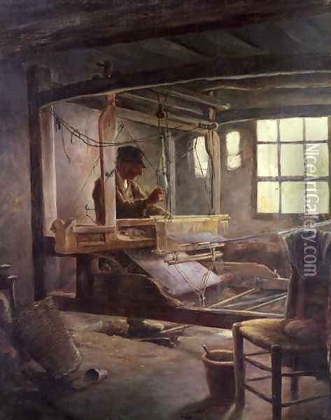 The Breton Weaver, 1888 Oil Painting - Paul Serusier