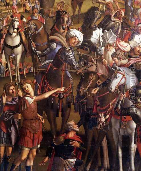 The Ten Thousand Martyrs on the Mount Ararat (detail) Oil Painting - Vittore Carpaccio