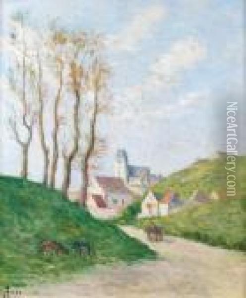 L'eglise Du Treport Oil Painting - Maximilien Luce
