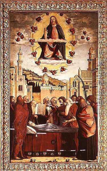 Death of the Virgin Oil Painting - Vittore Carpaccio