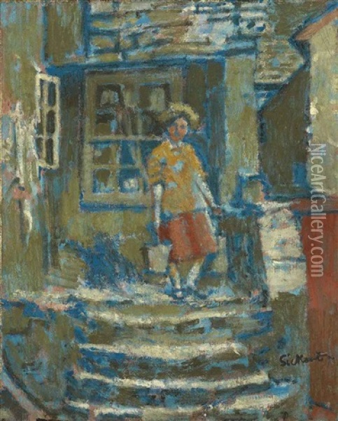 The Little Mother Oil Painting - Walter Sickert