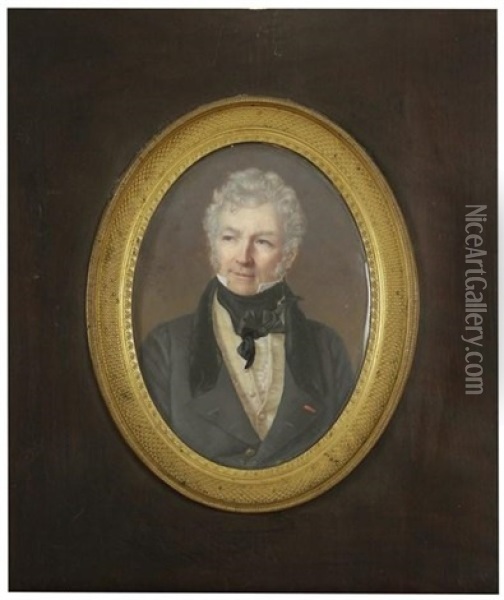 Portrait De C. Despres Oil Painting - Amelie Daubigny