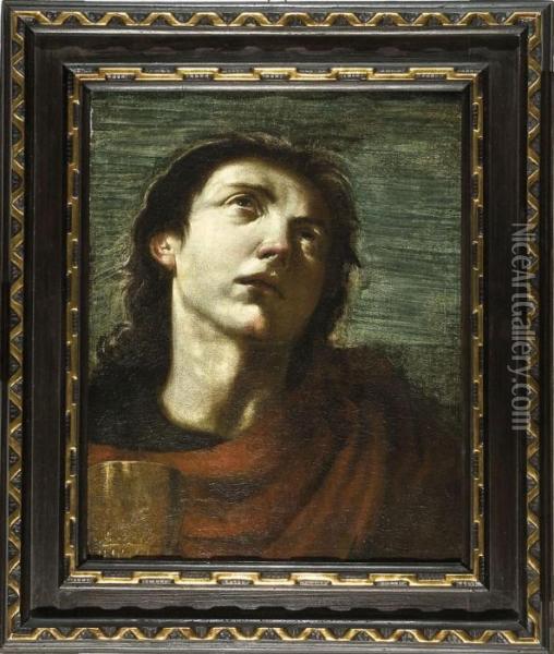 San Giovanni Evangelista Oil Painting - Giovanni Lanfranco