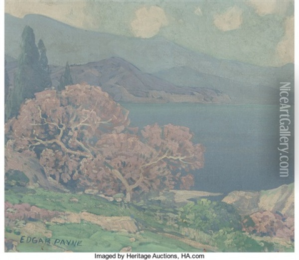 Crater Lake Oil Painting - Edgar Alwin Payne