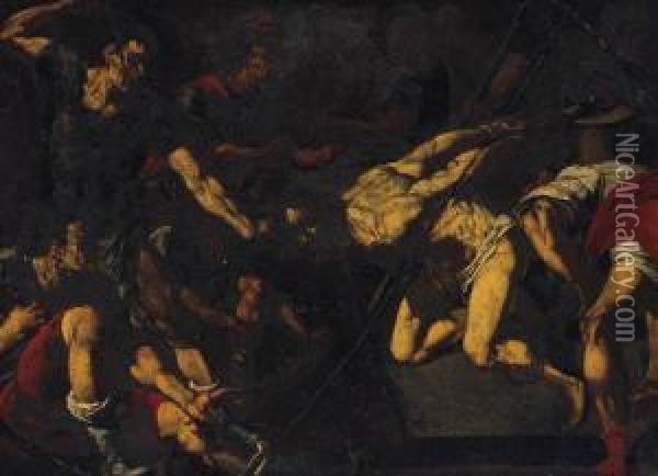 The Flagellation Oil Painting - Marcantonio Bassetti