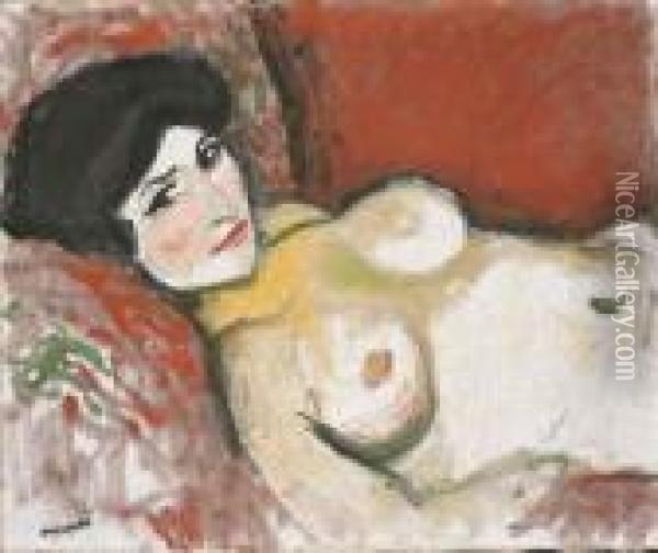 Femme Nue Couchee Oil Painting - Albert Marquet