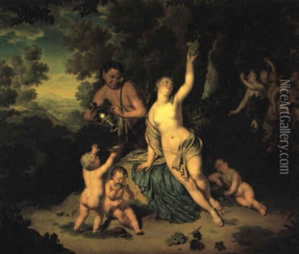 Erigone Oil Painting - Willem van Mieris