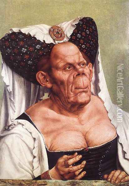 The Ugly Duchess 1525-30 Oil Painting - Quinten Metsys