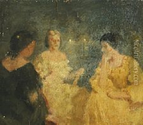 The Passiar Oil Painting - Julius Paulsen