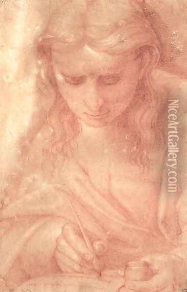 St. John the Divine Oil Painting - Luca Signorelli