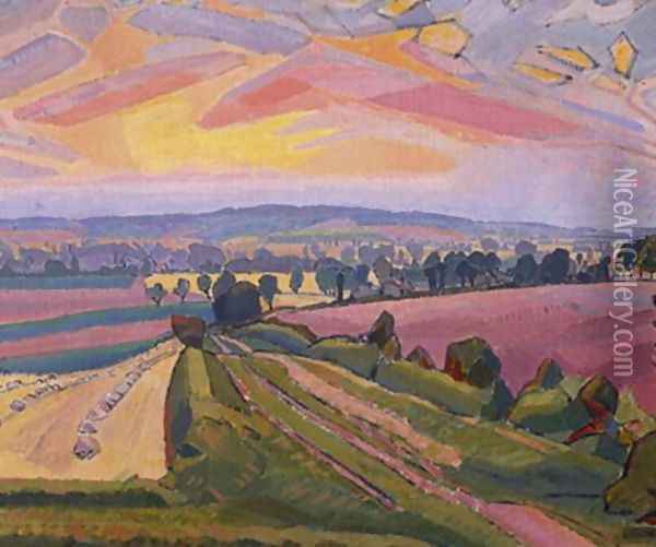 The Icknield Way Oil Painting - Spencer Frederick Gore