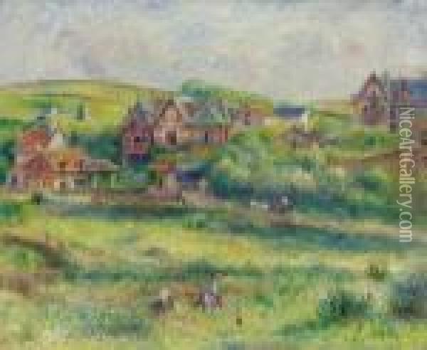 Le Chlet De Blanche Pierson A Pourville Oil Painting - Pierre Auguste Renoir