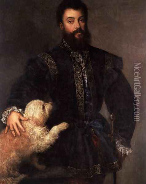 Federico Gonzaga, Duke of Mantua Oil Painting - Tiziano Vecellio (Titian)