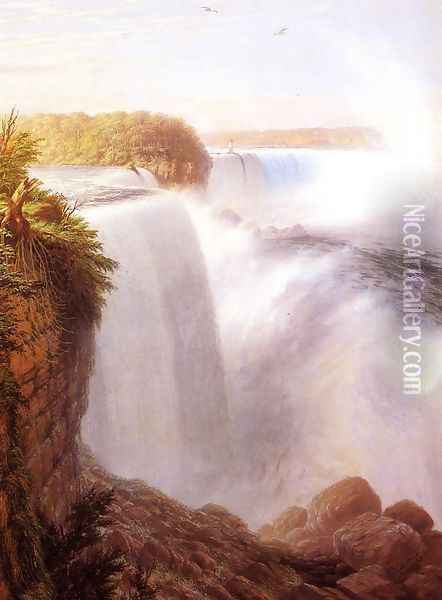 Niagara Falls Oil Painting - Robert Walter Weir