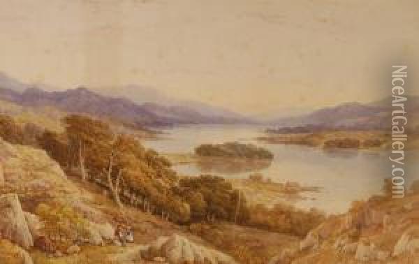 Lake Windermere Oil Painting - Aaron Edwin Penley