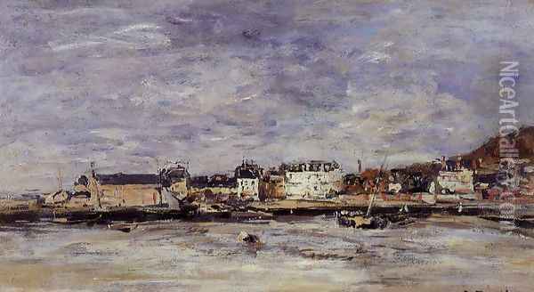 Trouville, the Port 2 Oil Painting - Eugene Boudin