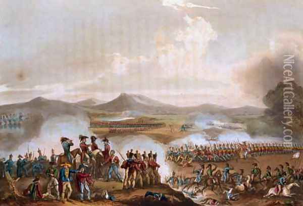 Battle of Talavera 2 Oil Painting - William Heath