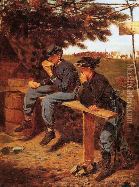 The Tutler's Tent Oil Painting - Winslow Homer