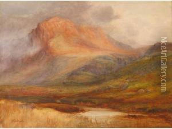 'no. 1-evening Flow' Oil Painting - John Cuthbert Salmon