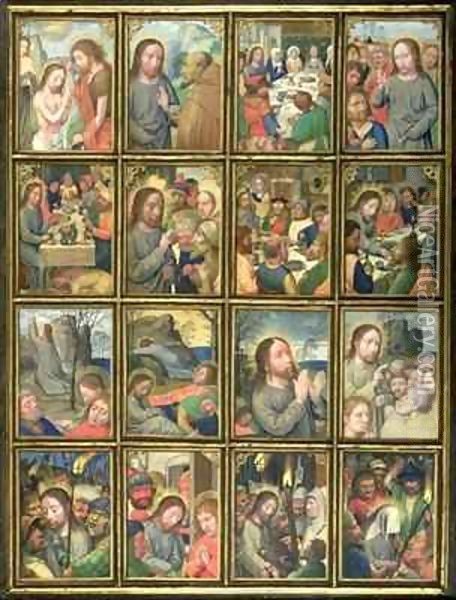 The Life of Christ, from the 'Stein Quadriptych' Oil Painting - Simon Bening