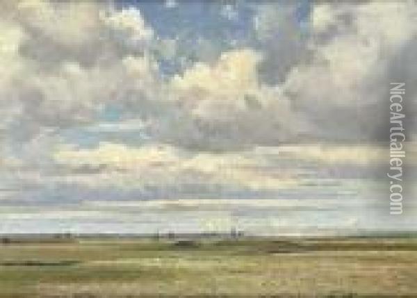 The 2nd Green, Westward Ho! Oil Painting - William Page Atkinson Wells