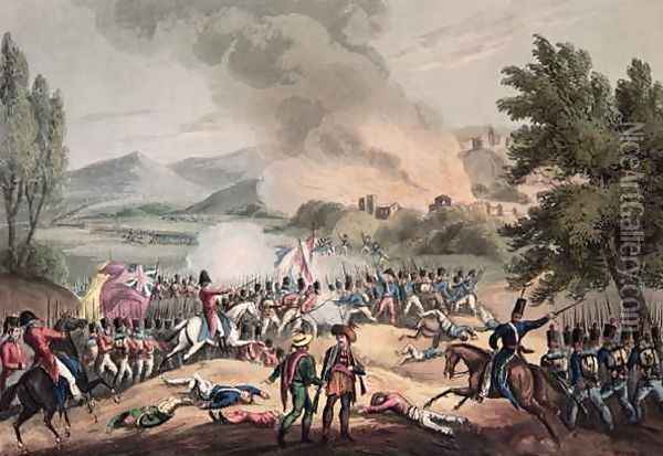 Battle of Pombal Oil Painting - William Heath