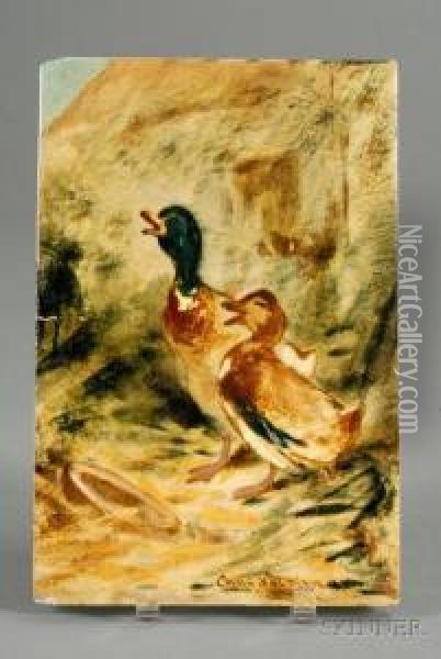 Pottery Oil Painting - Charles Volkmar