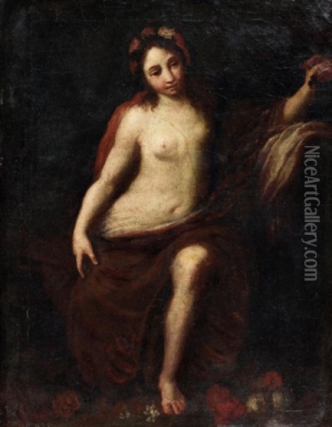 Allegorie De Flore Oil Painting - Carlo Francesco Nuvolone