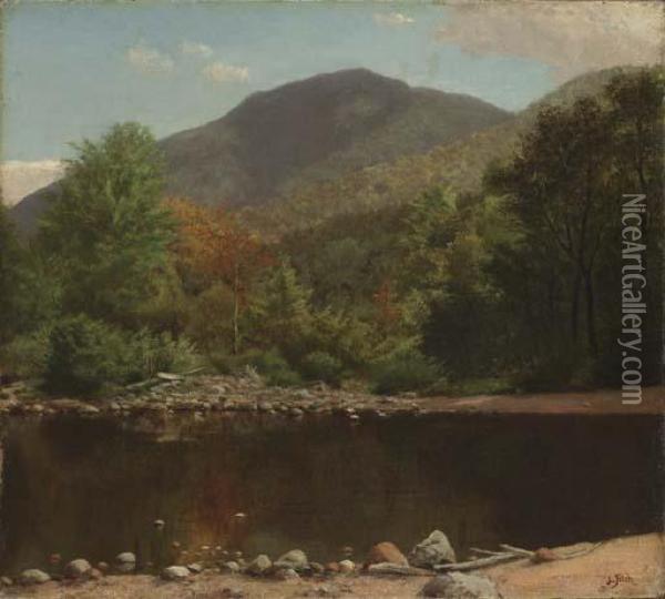 Mountain Lake Oil Painting - John Lee Fitch
