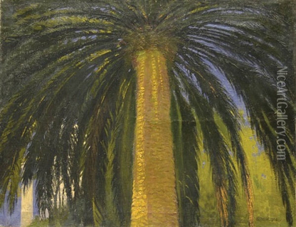 Palma - Capri Oil Painting - Edward Okun