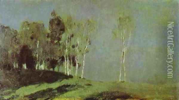 Moonlit Night 1899 Oil Painting - Isaak Ilyich Levitan