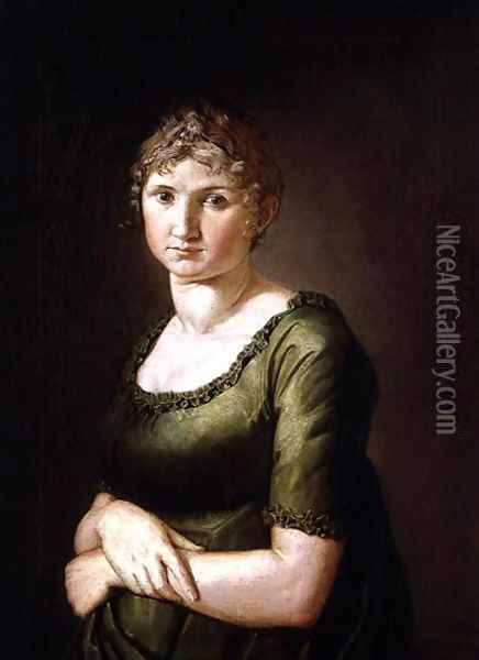 Pauline Runge 1785-1881 the wife of the Artist, 1805 Oil Painting - Philipp Otto Runge