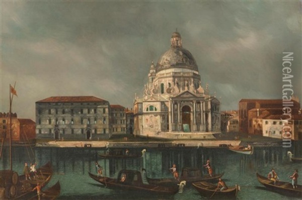 Venezianische Szene Oil Painting - Michele Marieschi