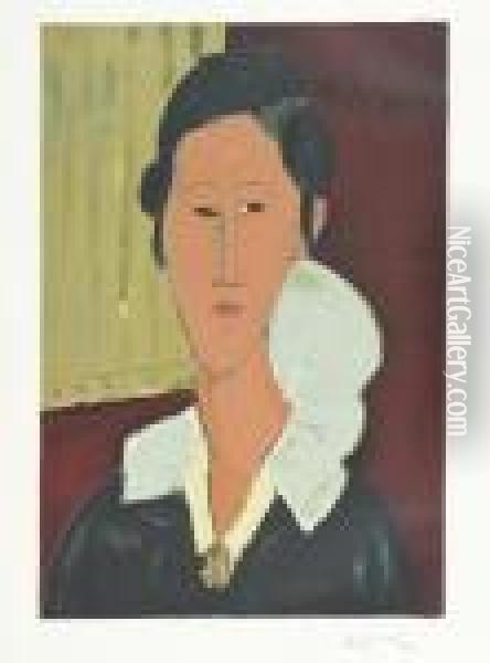 Anna Oil Painting - Amedeo Modigliani