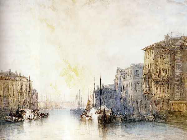 The Grand Canal, Venice Oil Painting - William Callow