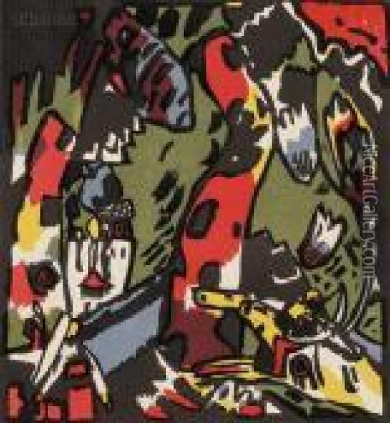 Bogenschutze Oil Painting - Wassily Kandinsky