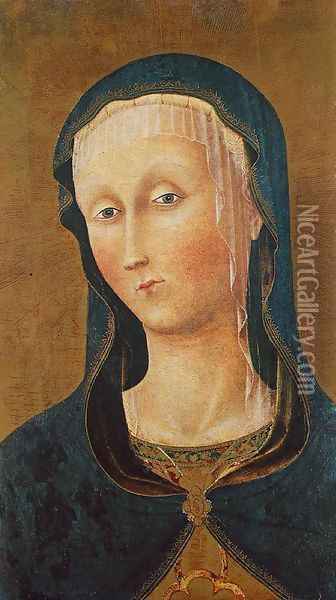 The Virgin Mary Oil Painting - Pietro di Giovanni D`Ambrogio