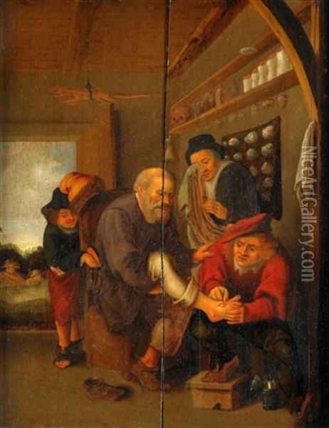 Fotoperationen Oil Painting - David Ryckaert the Younger