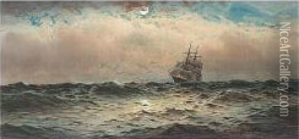 Marine Oil Painting - William Thomas Nicholas Boyce