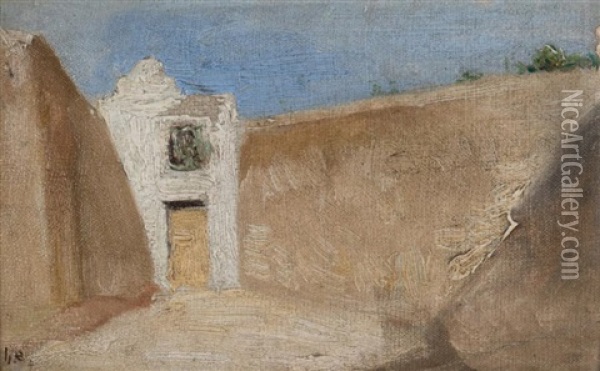 La Maison Blanche, 1897 Oil Painting - Henri Evenepoel