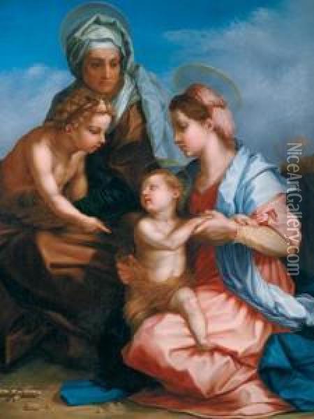 Madonna Col Bambino Oil Painting - Andrea Del Sarto