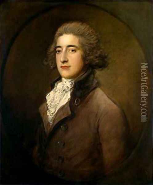John. 4th Earl of Darnley Oil Painting - Thomas Gainsborough