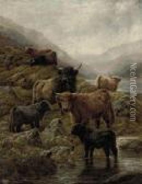 Highland Mist Oil Painting - Robert Watson