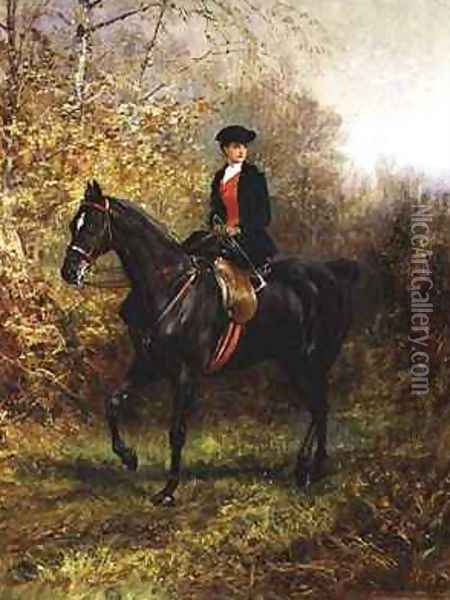 The Morning Ride 2 Oil Painting - Heywood Hardy
