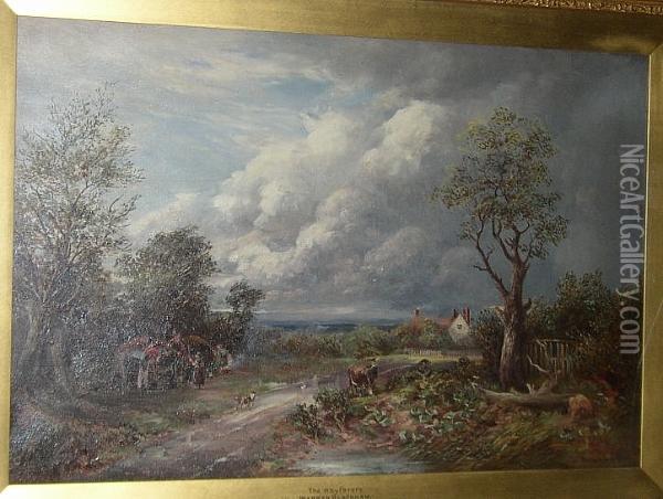 The Wayfarers Oil Painting - George Warren Blackham