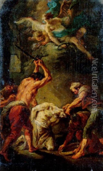Das Martyrium Eines Heiligen Oil Painting - Franz Anton Maulbertsch